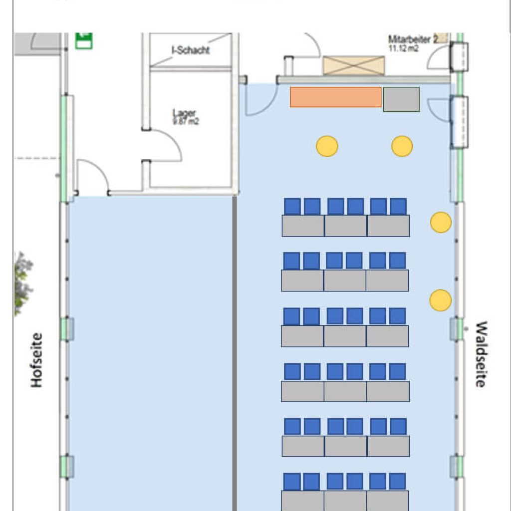 Raumplan - Kongress III - Palamentarisch - Peters Wellness & Spa Homburg Jägersburg Saarland