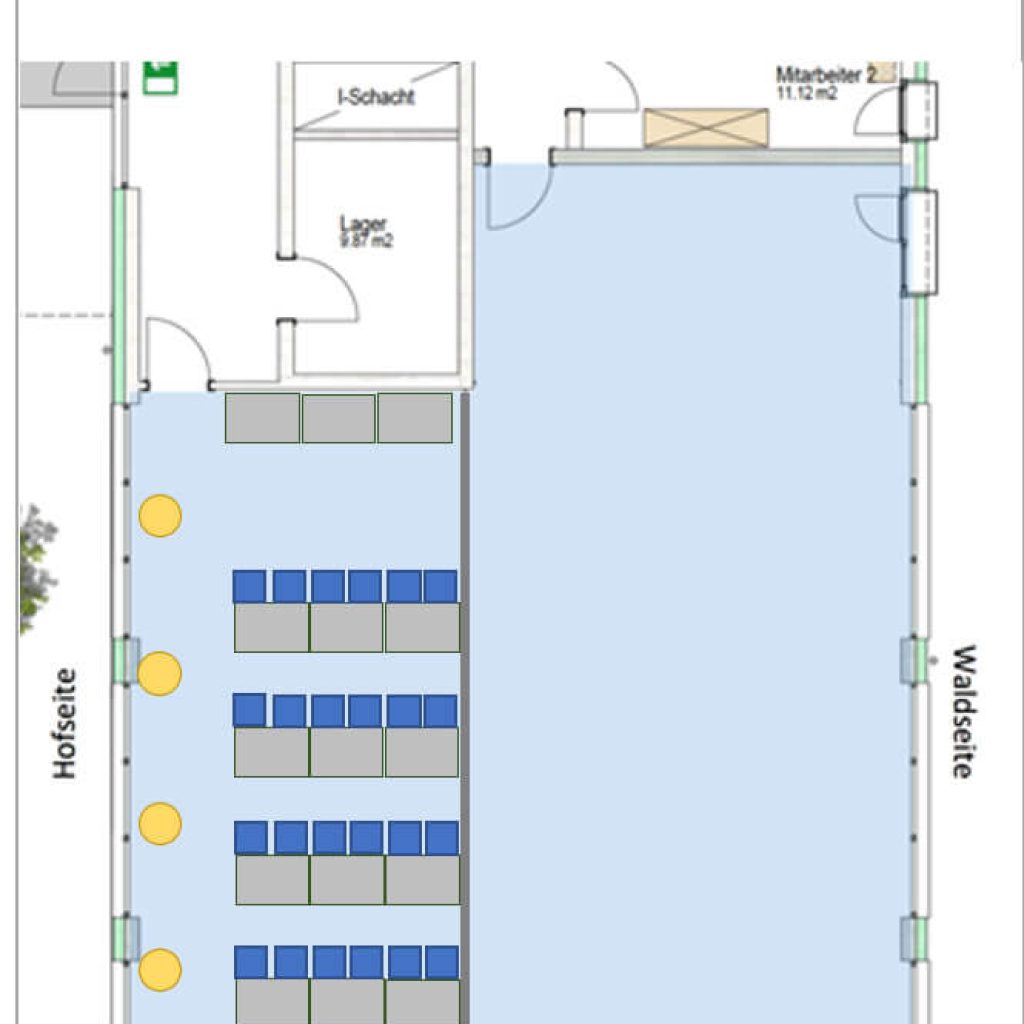 Raumplan - Kongress IV - Palamentarisch - Peters Wellness & Spa Homburg Jägersburg Saarland